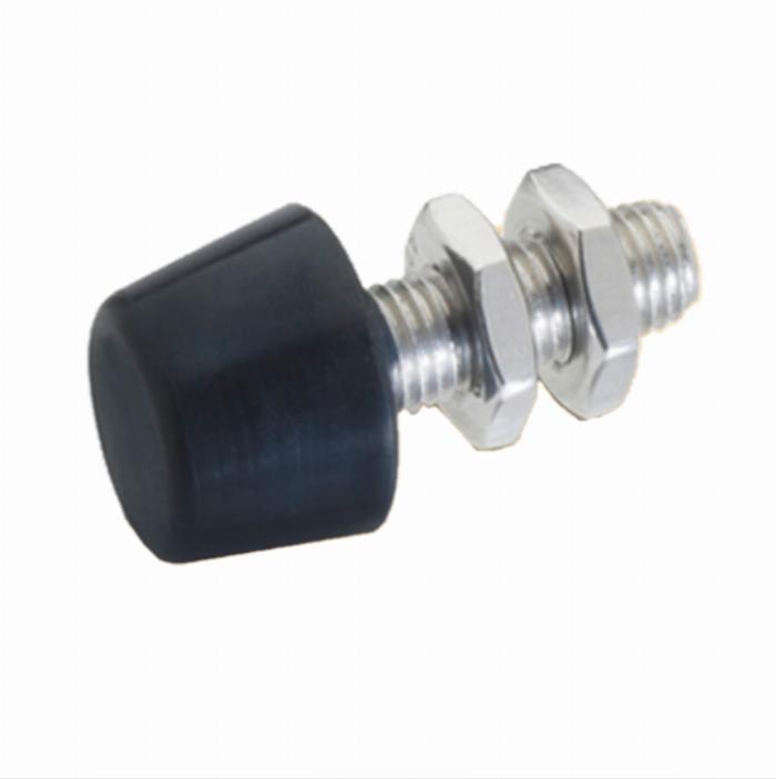 Clamping bolts with rubber pressure pad GN 708.1