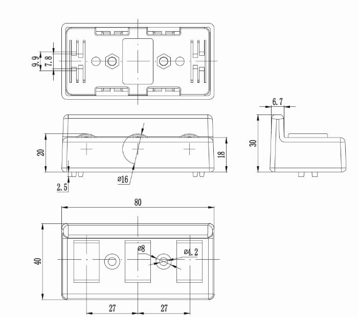 Rollenelement mit Führung