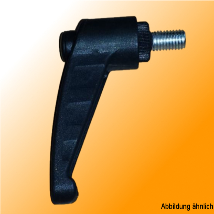 Locking Lever with external thread M6x12 made of plastic and steel