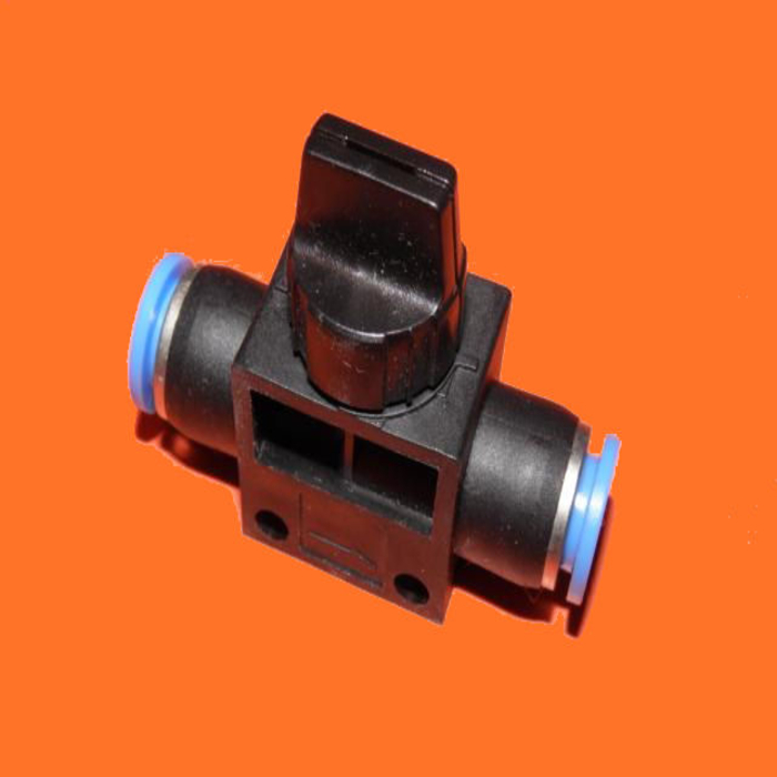 We offer this 8mm 3/2-way black instant fitting shut-off valve